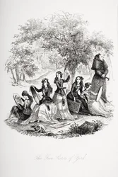 The Five Sisters of York, Illustration from 